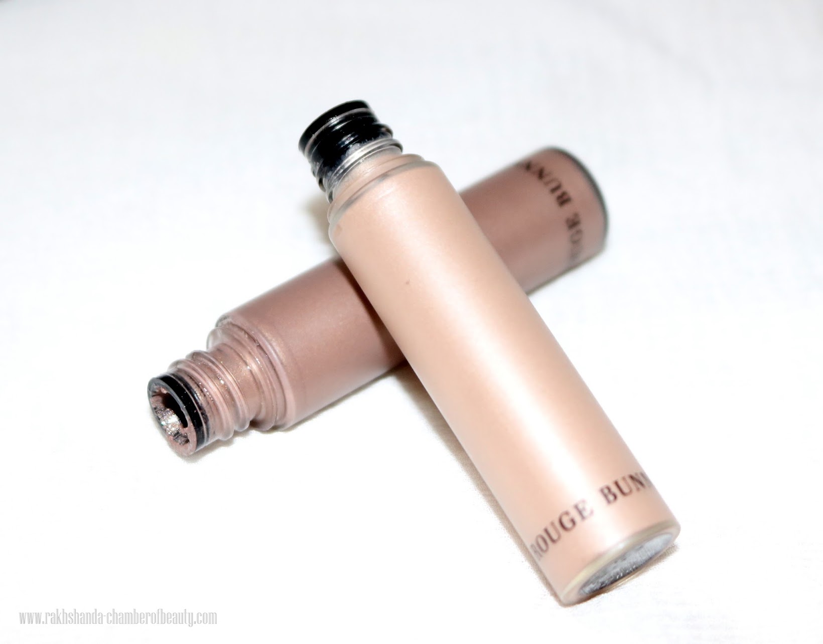 Rouge Bunny Rouge Long Lasting Duo Cream Eye Shadow- review, swatches, FOTD, EOTD, eye makeup, Indian beauty blogger, Chamber of Beauty