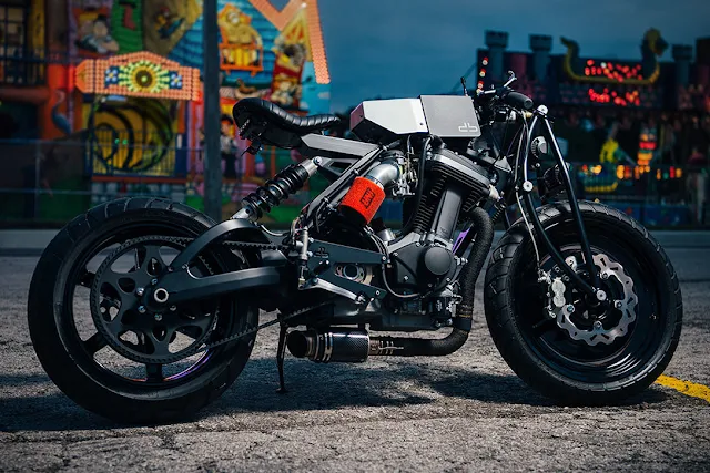 Custom Buell Blast streetfighter by DesmoBIBU