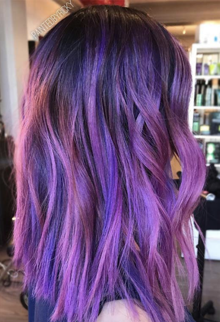 2019 hair color purple