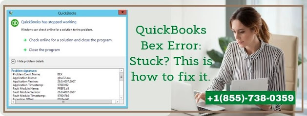 QuickBooks has stopped working BEX