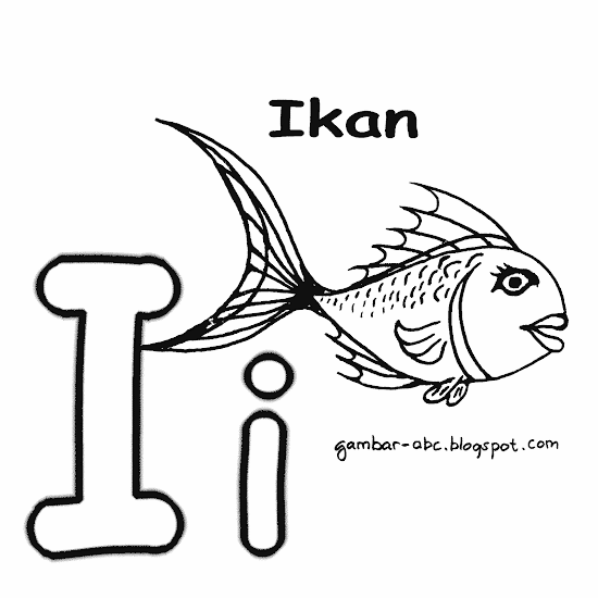 Huruf I Ikan