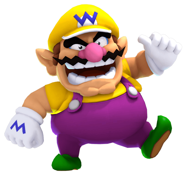 Imágenes de Wario en png con fondo transparente