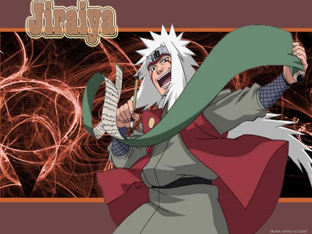 Jiraiya Anime Naruto Super Pervert - Naruto Kyuubi Wallpaper