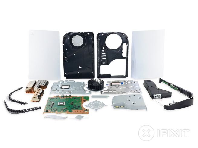 disassembled the PlayStation 5