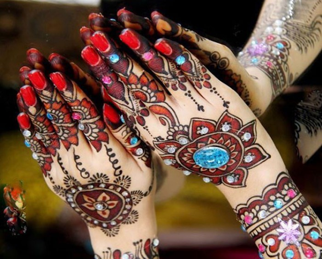 Indian Bridal Mehndi Designs Wallpapers Free Download