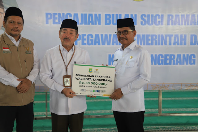 BAZNAS Kota Tangerang Bagikan Rp1,89 Miliar Bantuan Modal Usaha hingga PMT Stunting