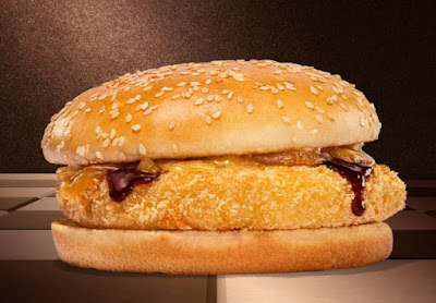 Burger King's Cheese Ring Burger.