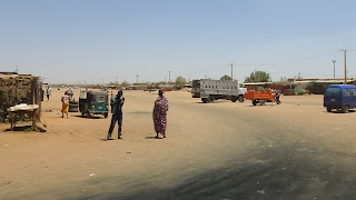 People standing at the streets