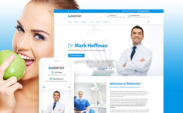 best sellers dental website theme