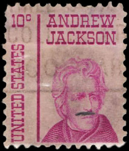 United States Postage Stamp US-1286 Prominent Americans Andrew Jackson 10 cents 1967
