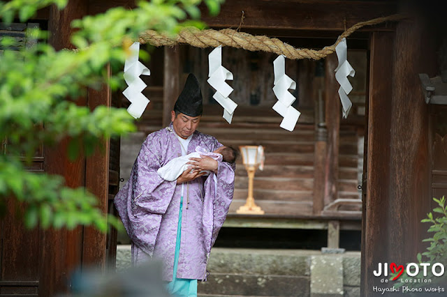 小泉神社でお宮参り出張撮影