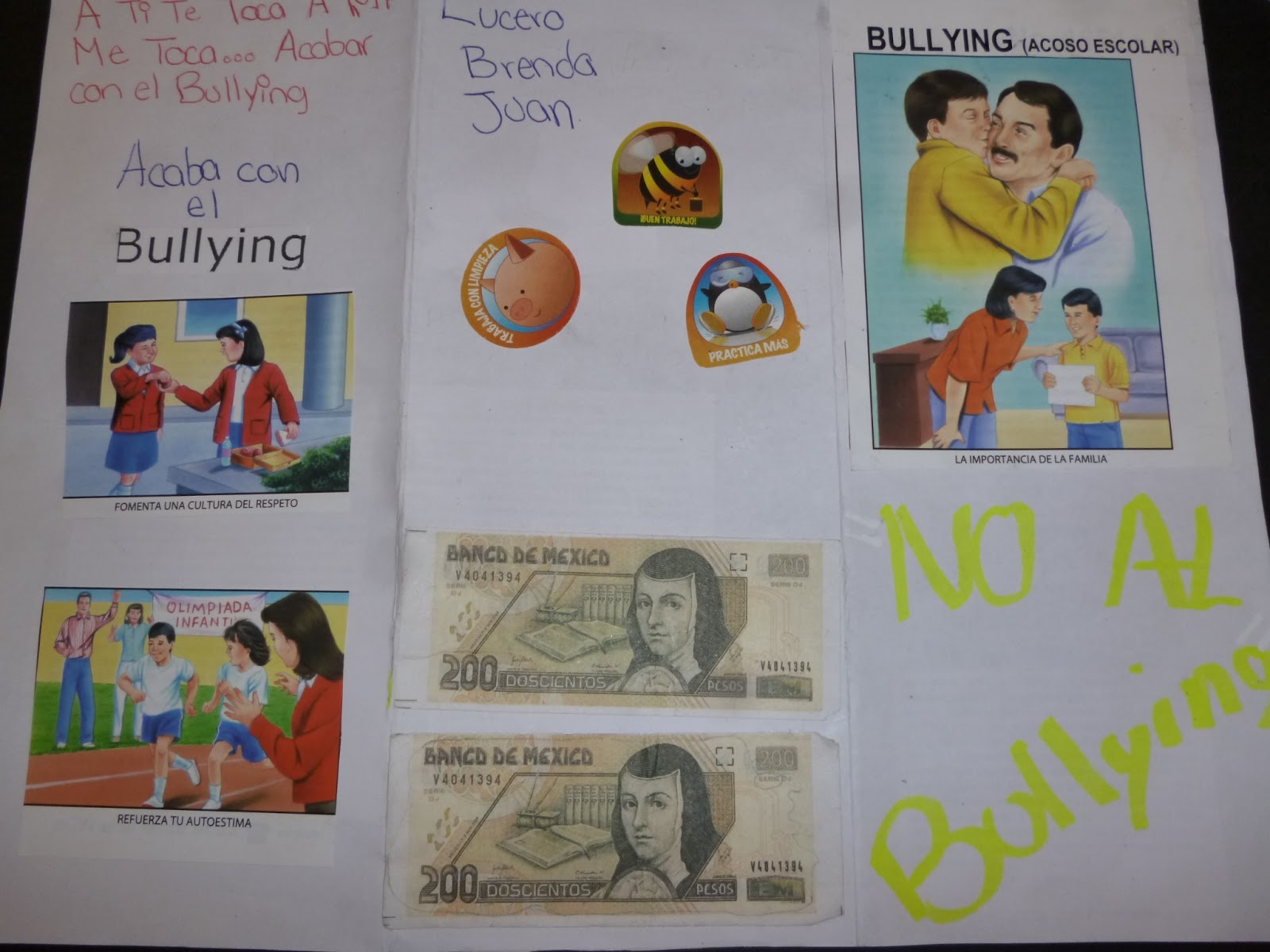 Mis Peques TRIPTICO DEL BULLYING