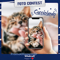 Logo Vitakraft Foto contest ''Cucciolando'': vinci gratis pacchi di prodotti (25€ ogni premio)