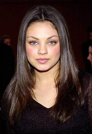 Mila Kunis Eyes Close Up. Her eyes, what color are they