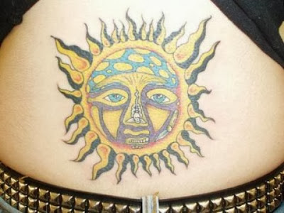 Desenhos de Tatuagens Femininas de Sol