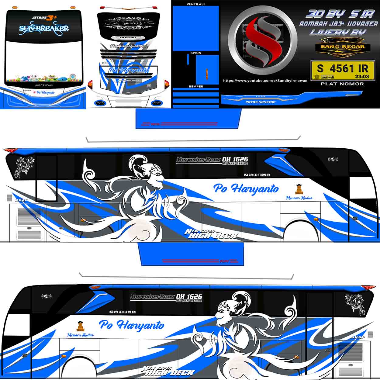 livery bussid po haryanto format png