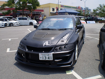 matte black wira wide body evo