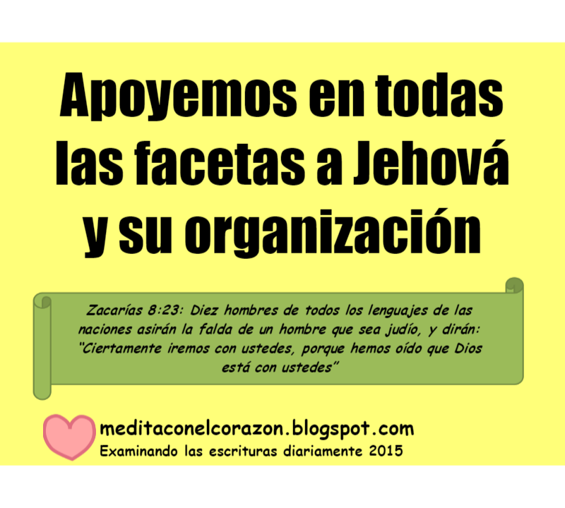 Medita Con El Corazón Zacarías 823 Nos Recuerda Apoyemos