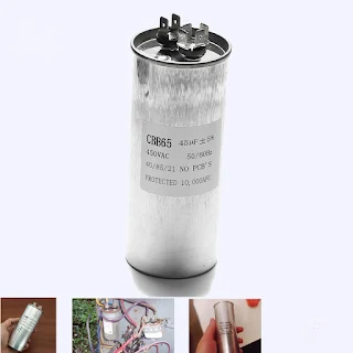 CBB65 450VAC 45uF Motor Capacitor Air Conditioner Compressor Start Capacitor hown - store