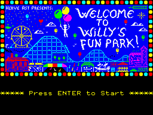 Welcome to Willy's Fun Park! -ZX Spectrum-