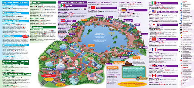 Mapa de Epcot