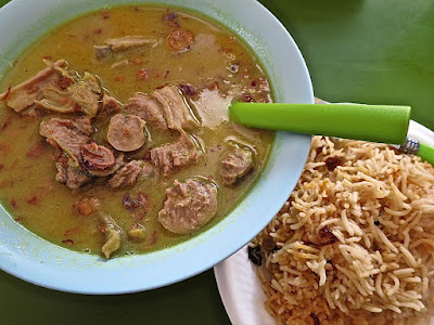 Bahrakath Mutton Soup King, lamb ribs and tongue