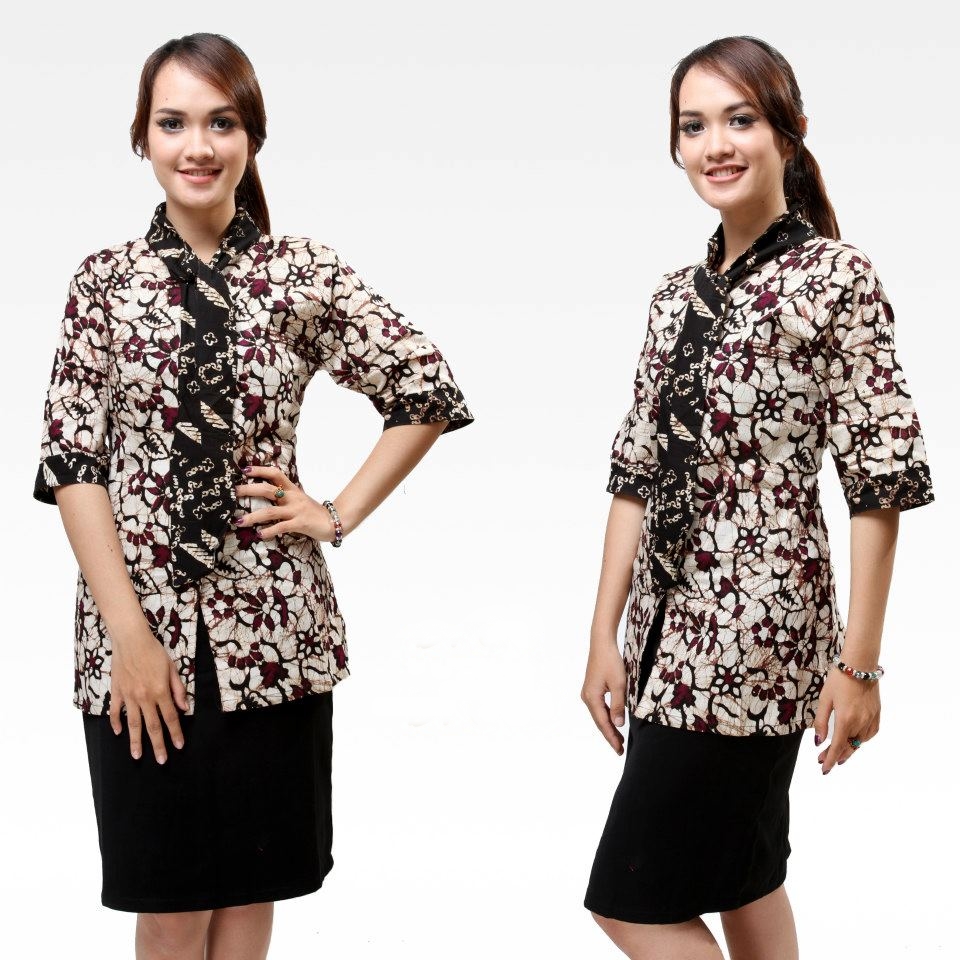  Model  Baju  Batik Wanita Mode dan Kecantikan