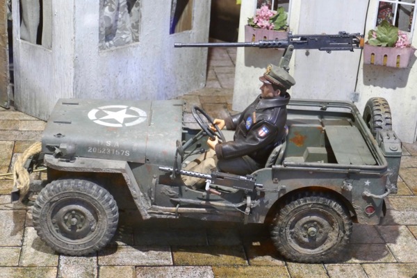 Welcome to Marwen Cpt Hogie figure jeep prop