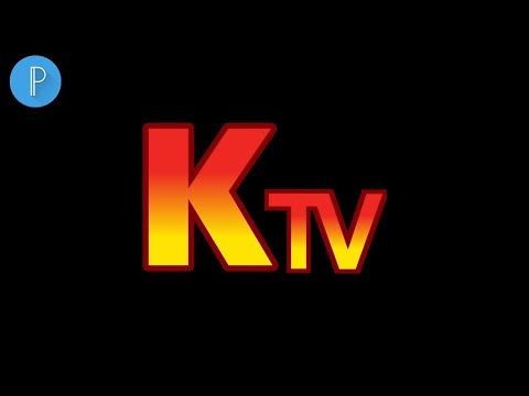 PixelLab Logo Editing Tamil - K TV Channel Logo Mockup