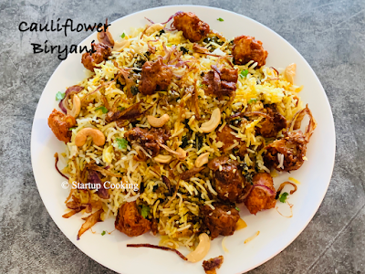 cauliflower biryani