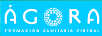 logotipo del Portal de formación sanitaria continuada AgoraSanitaria.com