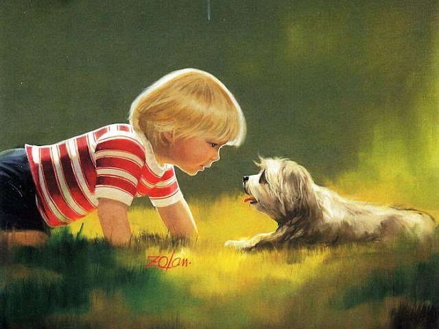 Beautiful Childhood Paintings by Donald Zolan