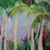 Imagine, Landscape of Palm Trees by AZ Artist Amy Whitehouse