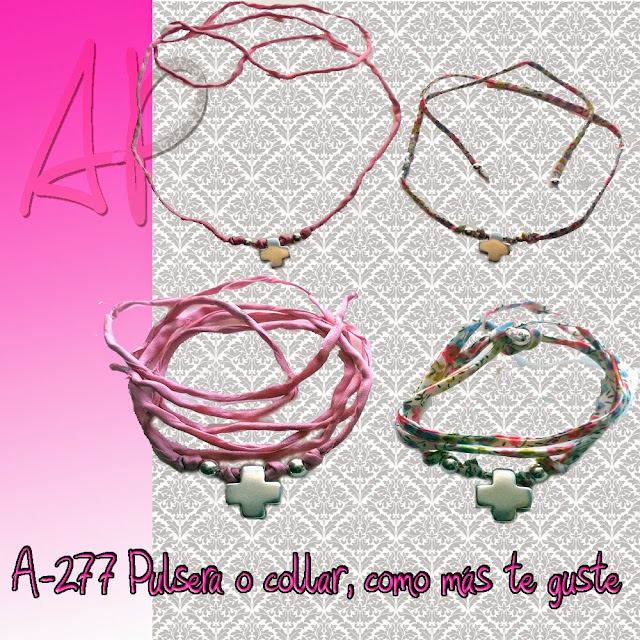 Pulsera collar cruz