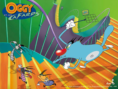 Wallpaper Oggy And The Cockroaches Cartoons 