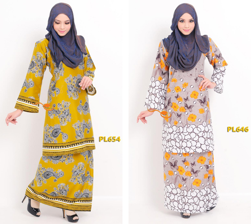 13 Contoh Desain Gambar Model Baju Kurung Modern Modis 2019