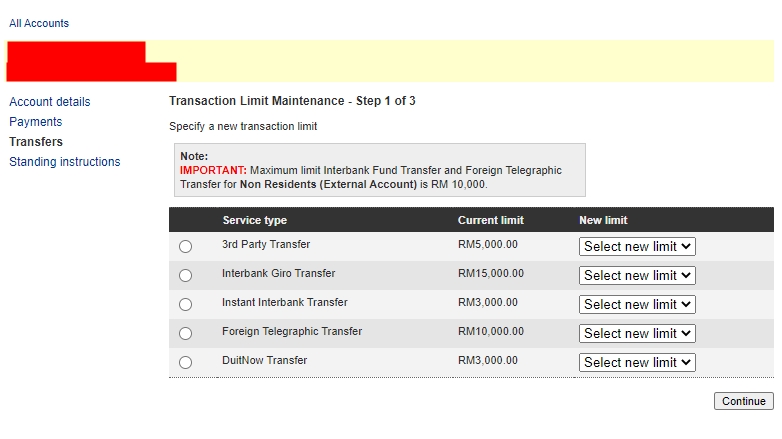 Cara Tukar Limit Transfer Maybank2u Secara Online