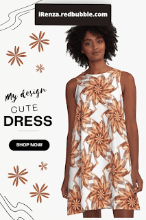 Brown mandala seamless pattern Dress.