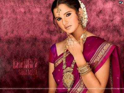 Hot Sania Mirza traditional beauty