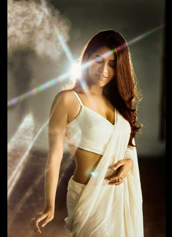 Picture story of the day: Nabha Natesh Shows Off Her Stunning Beauty In White Saree!