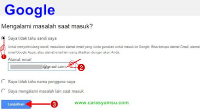 Cara Reset Password Email Gmail