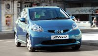 Toyota Aygo Blue 