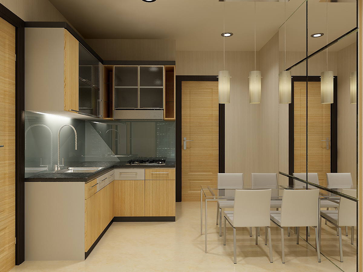  Interior  dapur  minimalis  bergaya elegan desain dapur  