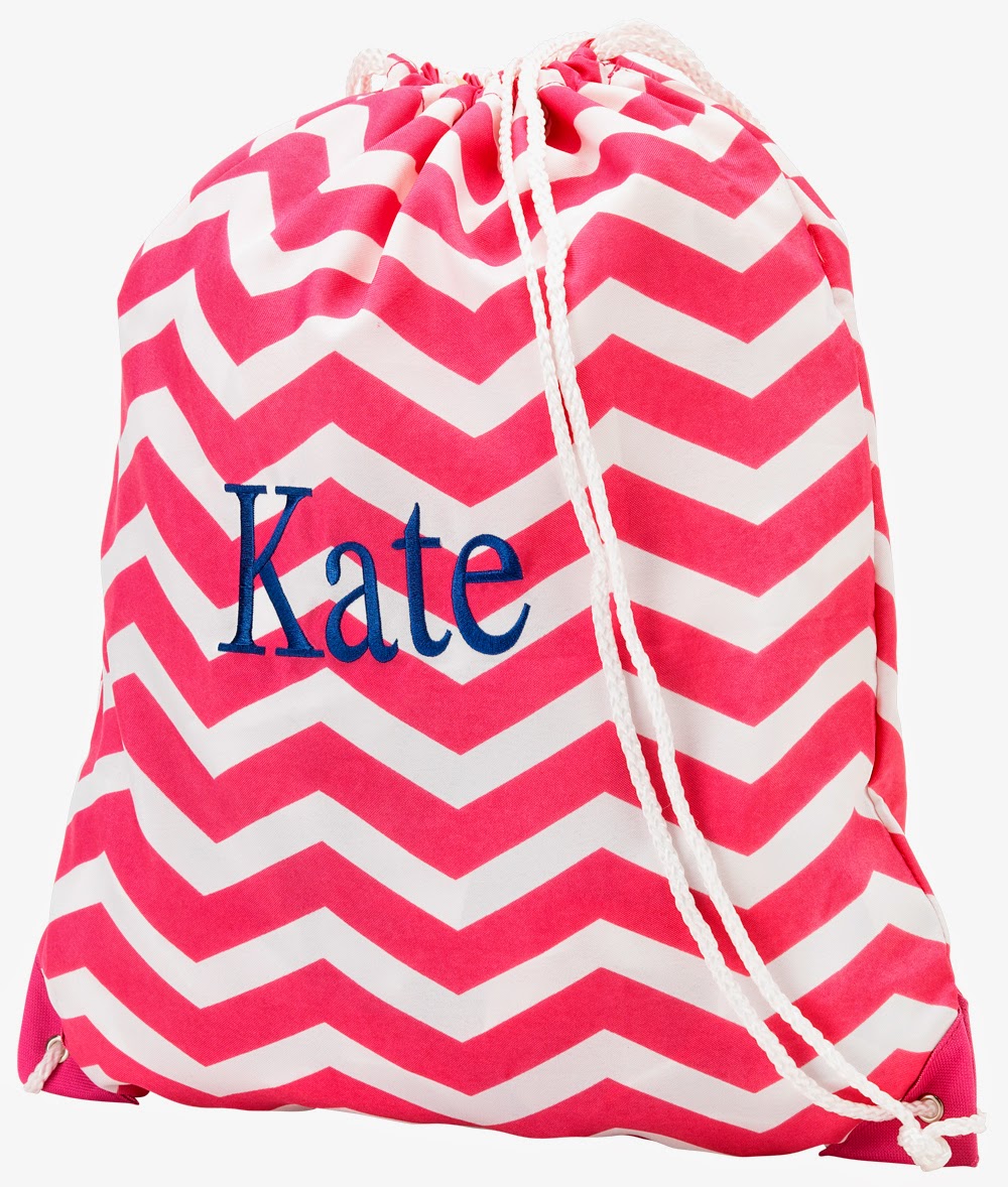 Pretty Personalized Gym Bags 