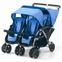 Foundations Quad Stroller for Quadruplets or Two Sets of Twins