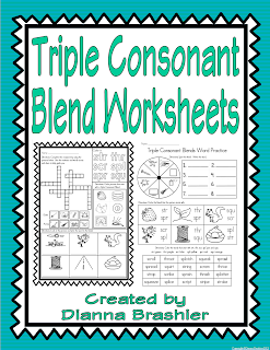 https://www.teacherspayteachers.com/Product/Triple-Consonant-Blends-Worksheets-3000151