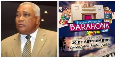 Senador Eddy Mateo llama apoyar Fiestas Patronales  Barahona 2016