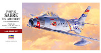 Hasegawa 1/48 F-86F-30 SABRE 'U.S. AIR FORCE' (PT13) Color Guide & Paint Conversion Chart