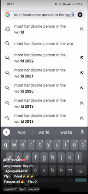 Google Search Capcut Template