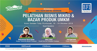 Pelatihan Bisnis Mikro & Bazaar Produk UMKM oleh BFI Finance x PontiMarket